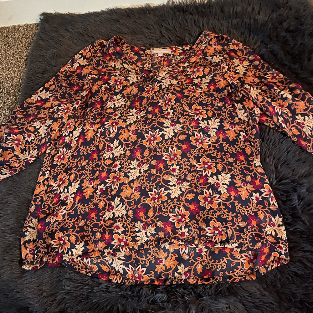 Banana Republic Multicolor Floral Blouse - Picture 2 of 2